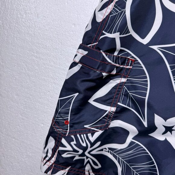 St. Louis Cardinals MLB Mens Small Blue Floral Baseball Swim Trunks Mesh Lined - Picture 8 of 9